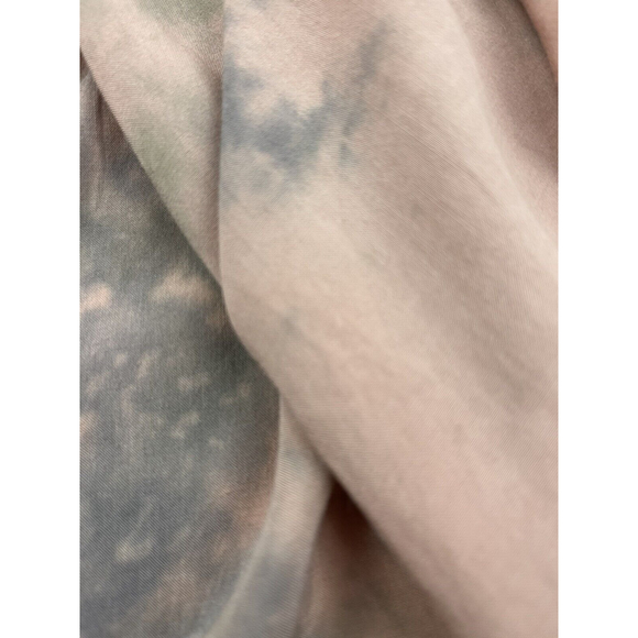 REVOLVE Blue Life Aura Wrap Skirt Women M Tie Dye Tie Drapy Maxi Red Medium BOHO - Picture 9 of 10